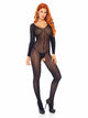 Karina -- Women's Sheer Long Sleeve Body Stocking