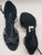 3" Rosaly -- Women's Latin Ballroom Sandal -- Black Satin