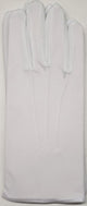 Shane -- Men's Wrist Length Gloves -- White Nylon