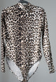 Emeri -- Women's Long Sleeve Leotard -- Cheetah