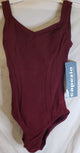 Euphrasia -- Women's Tank Leotard -- Burgundy