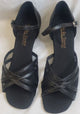 1.3" Harla -- Women's Thick Heel Latin Sandal -- Black
