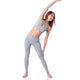 Kledia -- Cozy Sports Bra and Pockets Legging Set -- Grey