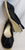 2.5" Meadow -- Women's Wedge Sling Sandal -- Black Satin