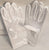 Musau Jr -- Girl's Wrist Length Gloves -- White Satin