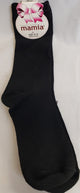 Saba -- Women's Polyester Socks -- Black