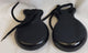 Vashti -- Women's Imitation Wood Castanets -- Black