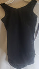 Yuliana -- Children's Cotton Tank Leotard -- Black