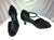 2.5" Angel -- Flare Heel Latin Sandal -- Black - Teddy Shoes