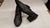1.25" Rory -- Practice Ballroom Tie Shoe -- Black - Teddy Shoes