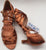 2" Aida II -- Women's Latin Sandal -- Tan Satin