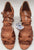 2" Aida II -- Women's Latin Sandal -- Tan Satin