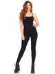 Ailsa -- Women's Camisole Unitard -- Black