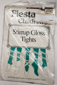 Anwyn -- Children's Shimmery Stirrup Tight -- Toast