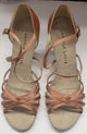 3" Arlet -- Women's Latin Ballroom Sandal -- Light Copper Satin