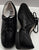 Avi -- Split-Sole Mesh Jazz Shoe Oxford -- Black