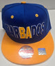 Barbados -- Snapback Baseball Cap -- Royal Blue/Yellow