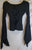 Blanka --  Women's Ballroom Long Sleeve Bell Sleeve Top