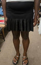 Brooklynn -- Women's 20" Pull-On Skirt -- Black