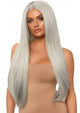 Caroline -- Women's 33" Long Straight Wig -- Grey