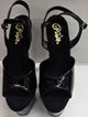 7" Caslon -- Women's Patform Sandal -- Black Patent