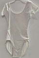 Chelsey IIII -- Women's Short Sleeve Leotard -- White