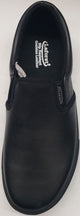 Clay -- Men's Slip Resistant Slip-On Sneaker- Black