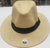 Dan II -- Unisex Paper Straw Fedora -- Beige