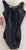 Denisse Jr. -- Children's Rhinestone Tank Leotard -- Black