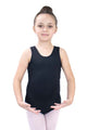 Denisse Jr. -- Children's Rhinestone Tank Leotard -- Black