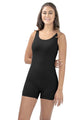 Domino -- Women's Biketard -- Black