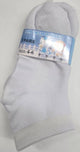 Drew III -- Children's Ankle Socks -- 3Pr Pack -- White