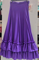 Effie -- Women's Flamenco Skirt -- Purple