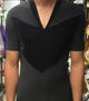 Erwin -- Men's Short Sleeve Latin Ballroom Shirt -- Black