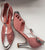 3" Gricel II -- Women's Tango Shoe -- Pink Suede/Silver Heel