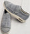 Harmon -- Men's Casual Velcro Shoe -- Light Grey