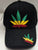 Hemp III -- Acrylic Snap-Back Baseball Cap -- Black Multi
