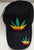 Hemp III -- Acrylic Snap-Back Baseball Cap -- Black Multi