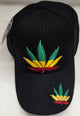 Hemp III -- Acrylic Snap-Back Baseball Cap -- Black Multi