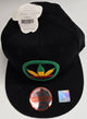 Hemp IIII -- Acrylic Snap-Back Baseball Cap -- Black Multi