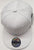 Ian -- Acrylic Fitted Baseball Cap -- White