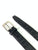 Indie -- Men's Plain Faux Leather Casual Belt -- Black