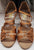 3" Isadora II -- Women's Latin Sandal -- Dark Tan Satin