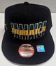 Jamaica -- Snapback Baseball Cap -- Black/Black