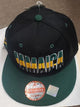 Jamaica -- Snapback Baseball Cap -- Black/Green