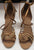 2.5" Jessica I -- Women's Latin Ballroom Sandal -- Gold Scale/Dark Tan