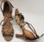 2.5" Jessica I -- Women's Latin Ballroom Sandal -- Gold Scale/Dark Tan