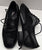 Jordan -- Men's Standard Ballroom Oxford -- Black Leather/Suede