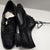 Jordan -- Men's Standard Ballroom Oxford -- Black Leather/Suede