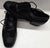 Jordan -- Men's Standard Ballroom Oxford -- Black Leather/Suede